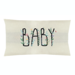 Μαξιλαροθήκη Πολυτελείας Από Ανοιχτό Μπεζ Sublimation Λινό Ύφασμα, 60x30cm