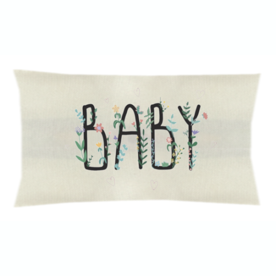 Μαξιλαροθήκη Πολυτελείας Από Ανοιχτό Μπεζ Sublimation Λινό Ύφασμα, 60x30cm