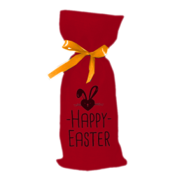 Εκτυπώσιμη Θήκη Κρασιού Sublimation, Σε Κόκκινο Χρώμα, Για Διαφημιστικό Και Προσωποποιημένο Δώρο Για Το Πάσχα