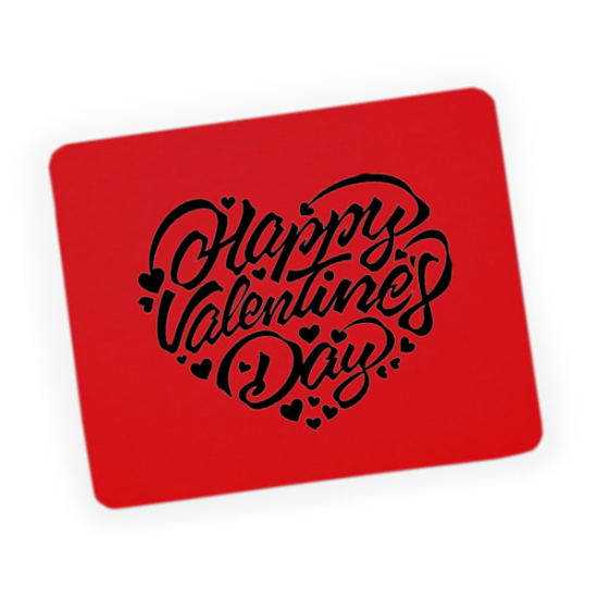 Mouse Pad Sublimation Κόκκινο Χρώμα, 18x22cm, 2mm , Κατάλληλο Για Προσωποποιημένο Δώρο Για Τον Άγιο Βαλεντίνο