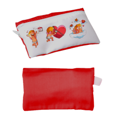 Υφασμάτινη Κασετίνα Sublimation, Σε Κόκκινο Χρώμα, Προσωποποιημένο Δώρο Για Το Σχολείο