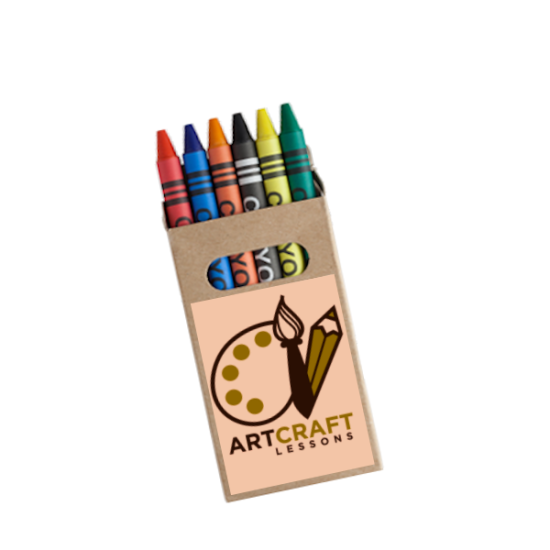 Σετ 6 Κηρομπογιές Σε Οικολογική Συσκευασία